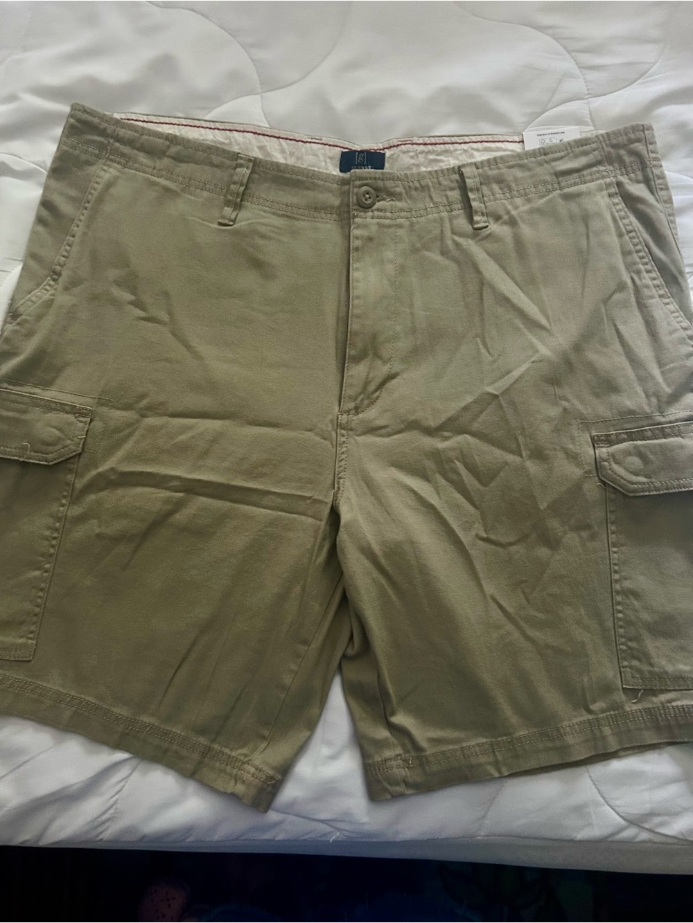 George Men's Cargo Shorts - Olive/Tan